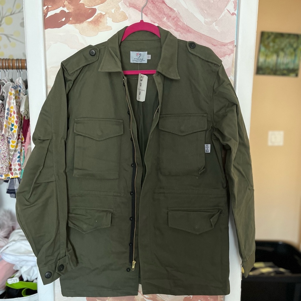 Tyndale FR Jacket Men’s Military Full Zip Snap Army Jacket